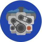 Bildsymbol Inspektion Motoservice